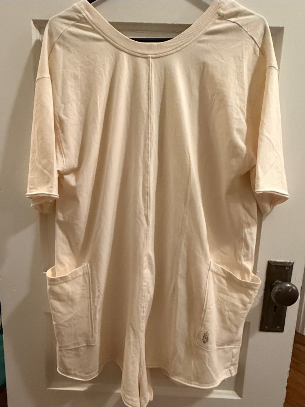 NWOT Free People Women's Cream Beach Cover-Up Tunic